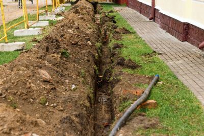 French Drain Setup